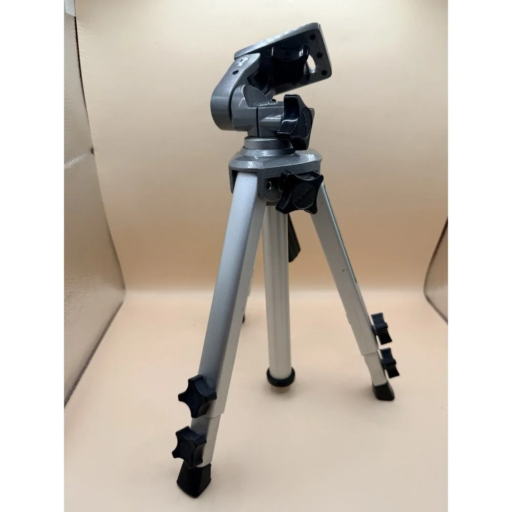 Velbon Camera Tripod Mini II 2 Adjustable Heavy Duty Pan Tilt 3 Way Extend VTG